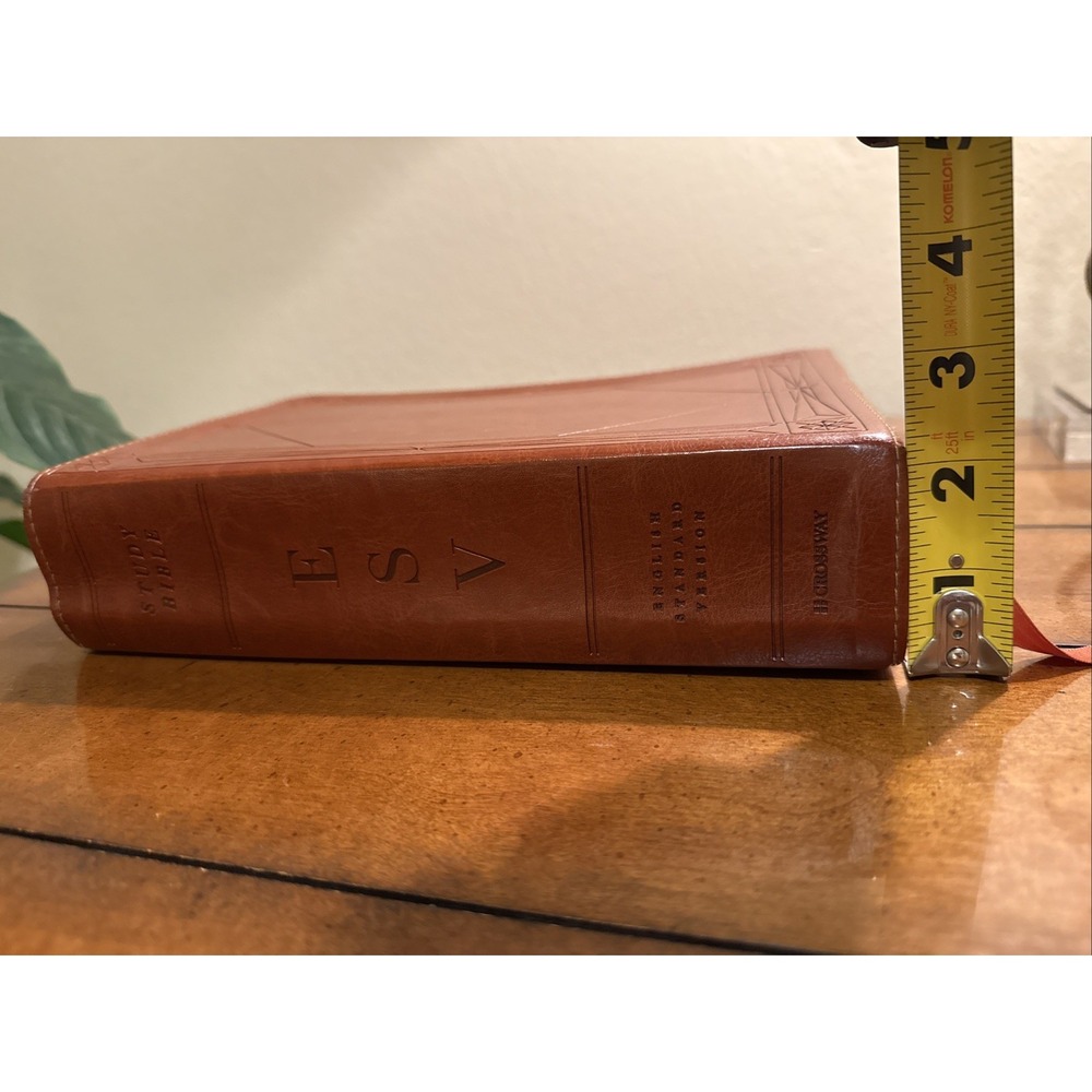 ESV Study Bible Chestnut Brown TruTone 2008 Crossway, Illustrations Concordance